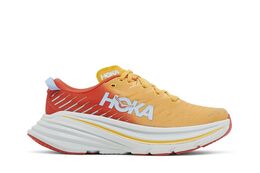 HOKA: Жёлтые кроссовки 