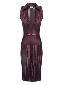 Elisabetta Franchi: Плиссированное платье 