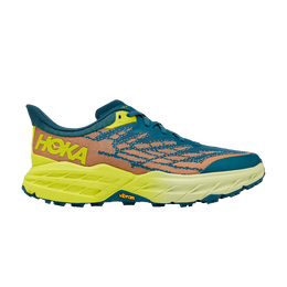 HOKA: Голубые кроссовки 