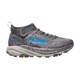 HOKA: Серые кроссовки 