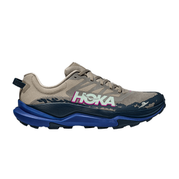 HOKA: Серые кроссовки 