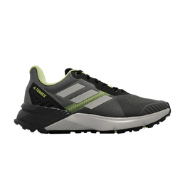 Adidas: Зелёные кроссовки  Terrex