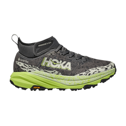 HOKA: Серые кроссовки 