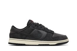 Nike: Чёрные кроссовки  Dunk Low Retro