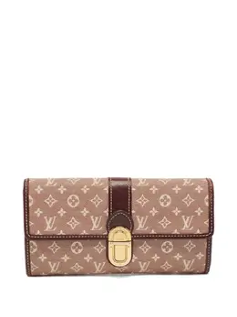 Louis Vuitton Pre-Owned: Коричневый кошелёк 