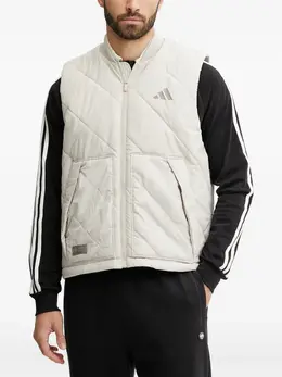 adidas: Белый жилет  Premium