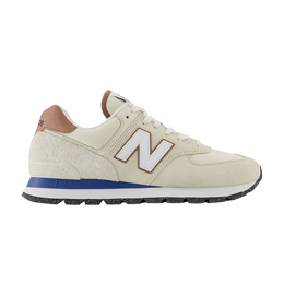 New Balance: Белые кроссовки  574