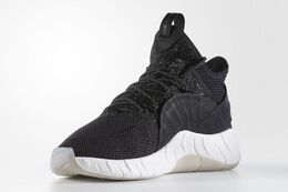 Adidas: Чёрные кроссовки  Tubular