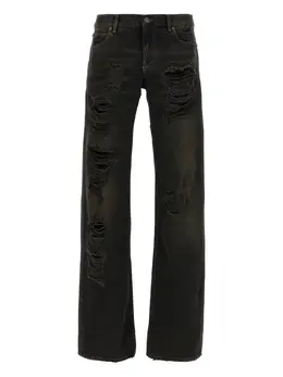 Balenciaga: Рваные джинсы 