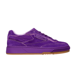 Reebok: Фиолетовые кроссовки  Club C