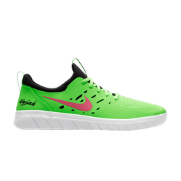 Nike: Зелёные кроссовки  Nyjah Free SB