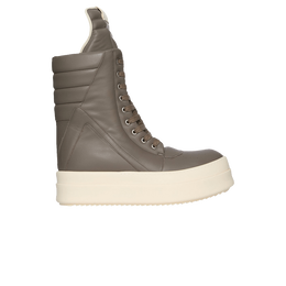Rick Owens: Серые кроссовки  Geobasket