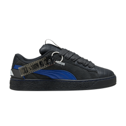 PUMA: Чёрные кроссовки  Suede