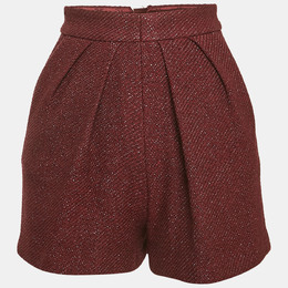 Elisabetta Franchi: Бордовые шорты 