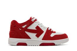 Off-White: Красные кроссовки  Out of Office