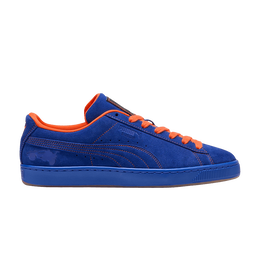 PUMA: Синие кроссовки  Suede