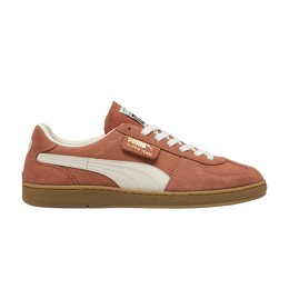 PUMA: Оранжевые кроссовки  Suede