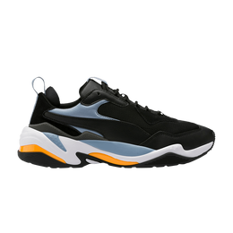 PUMA: Чёрные кроссовки  Thunder