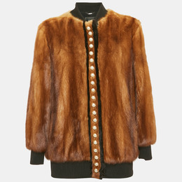 Fendi: Коричневая куртка 