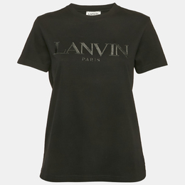 Lanvin: Чёрная футболка 
