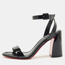 Christian Louboutin: Чёрные сандалии 