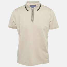 Loro Piana: Бежевое поло 