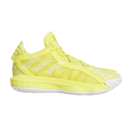 Adidas: Жёлтые кроссовки  Dame 6