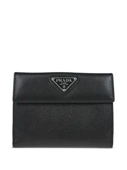 Prada Pre-Owned: Чёрный кошелёк 