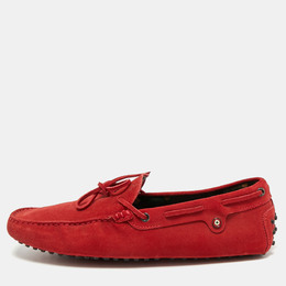 Tod's: Красные мокасины 