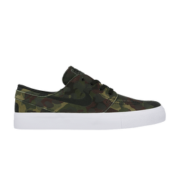 Nike: Зелёные кроссовки  Zoom Janoski