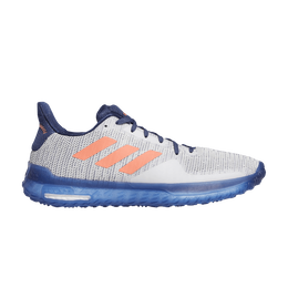 Adidas: Серые кроссовки 