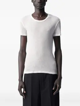 Ann Demeulemeester: Белая футболка 