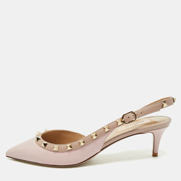 Valentino: Розовые туфли  Rockstud