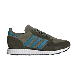 Adidas: Кроссовки цвета хаки 