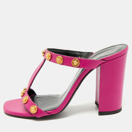 Versace: Фиолетовые сандалии  Medusa