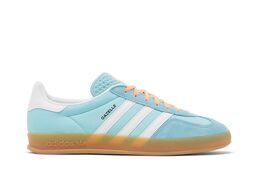 Adidas: Голубые кроссовки  Gazelle Indoor
