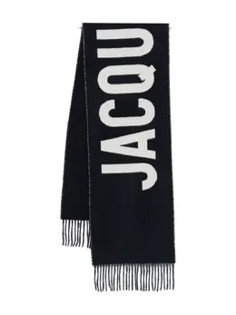 Jacquemus: Синий шарф 