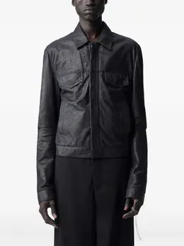 Ann Demeulemeester: Кожаная куртка 
