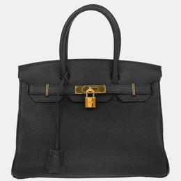 Hermes: Чёрная сумка  Birkin 30