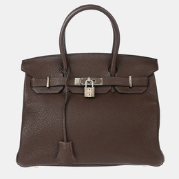 Hermes: Коричневая сумка  Birkin 30