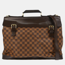 Louis Vuitton: Коричневая дорожная сумка 