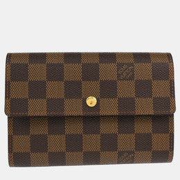 Louis Vuitton: Коричневый кошелёк 