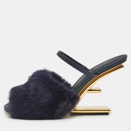Fendi: Синие сандалии  First