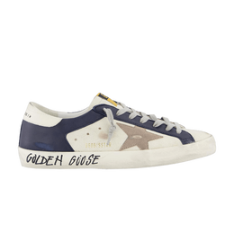 Golden Goose: Синие кроссовки  Superstar