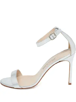 Manolo Blahnik: Серебристые босоножки 