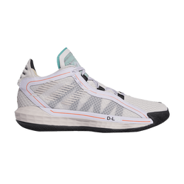 Adidas: Фиолетовые кроссовки  Dame 6