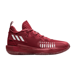 Adidas: Бордовые кроссовки  Dame 7
