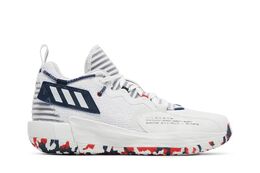 Adidas: Белые кроссовки  Dame 7