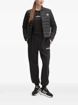 adidas: Чёрная куртка 
