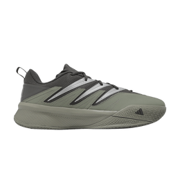 Adidas: Зелёные кроссовки  Dame